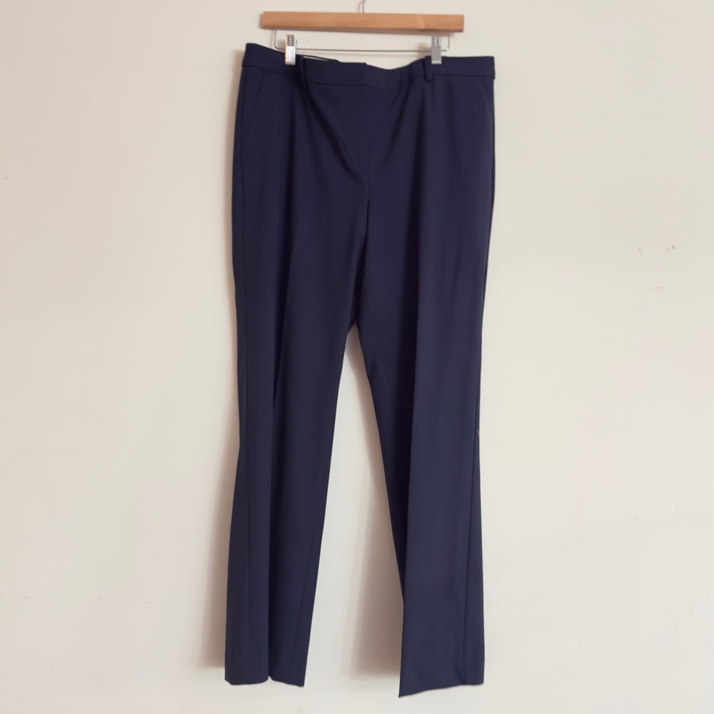 Talbots Windsor Curvy Blue Pant Size‎ 16 Office Career Straight Leg